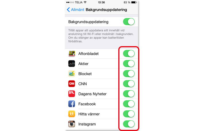 Mobilknep för bättre surf