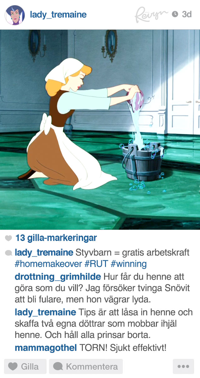 Askungen på instagram