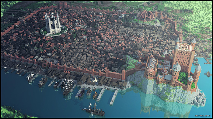 Kings Landing i Minecraft