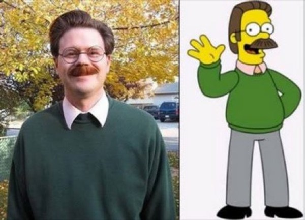 Ned Flanders från the simpsons