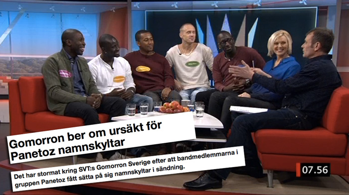 Panetoz gomorron sverige namnskylt