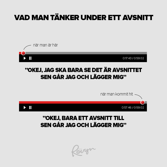 vad man tänker tv-serier
