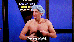 Ross Geller solbränna vänner